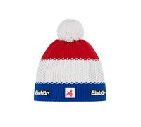 Eisbär Men's and Women's Star Pompom Ski Austria Merino Winter Hat Unisex with Fleece Protects Against Cold and Wind - Bobble Hat Breathable Elastic Hood from Austria, Lapis-White-Ardea, One Size