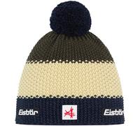 Eisbär Men's Star Pompon Hat SP, Night-light Beige-outdoor Green Acon, One size
