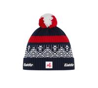 Eisbär Norrak Ski Austria Hat for Men and Women - Merino Unisex with Fleece Protects Against Cold and Wind - Bobble Hat Classic Norwegian Hat Soft Comfortable Breathable Hood from Austria, blue, One