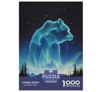 Eisbär Puzzle 1000-teilige Schwer Puzzle Spielzeug Lernspiel Impossible Herausforderungsspielzeug Für Erwachsene Und Kinder in Bewährter 70x50cm/1000pcs