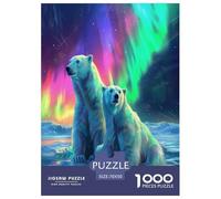 Eisbär Puzzles 1000 Teile Schwer Puzzle Spielzeug Lernspiel Impossible Herausforderung Spielzeug Für Erwachsene Und Kinder in Bewährter 70x50cm/1000pcs