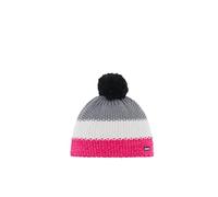 Eisbär Star Pompom Bobble Woolly Hat Kids Mottled Pink / White / Grey, Mottled pink-white-grey, One Size Fits All