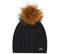 Eisbär Afra Lux, Women's Hats, One Size, Black, Winter Hat, Partially Lined, 80111-009