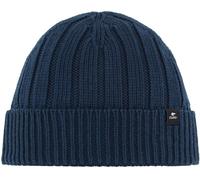 Eisbär Ayo Men's Beanie Hat Blue - Merino Beanie for Men - with Fleece Winter Hat Protects Against Cold and Wind - Fisherman Beanie Docker Trawler Hood from Austria