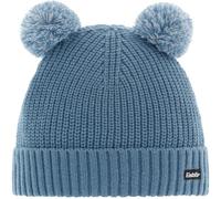 Eisbär Ponti Pompom Bobble Hat Kids Steel Blue/Steel Blue/White, Steel blue/steel blue-white, One Size Fits All