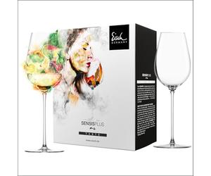 EISCH Essenca SensisPlus All-Round Wine Glasses, Set of 2, Refreshing & Lightweight, 400 ml, Tasting Glasses in Gift Box