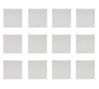 EISCO 12PK Streak Plates - for Testing Rocks & Specimens - Off-White Unglazed Porcelain - Great for Science Classrooms - Class Pack Labs