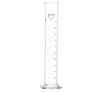 EISCO Graduated Cylinder, 2000ml - Class A Tolerance ±10.0ml - Hexagonal Base - Blue Graduations - Borosilicate 3.3 Glass