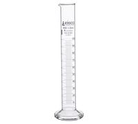 Eisco Labs Graduated Cylinder, Borosilicate, Class A, Round Base, 100mL Cap, 1.0ml Grad