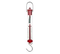 Eisco Labs Newton Force Dynamometer Spring Scale - 20N / 2kg Max Capacity | Dual Scale Labeled | Mounting Ring | Mass Hook on Bottom | 0.05N / 25gm Resolution | Measure Force Tool
