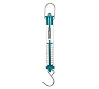 Eisco Labs Newton Force Dynamometer Spring Scale - 5N / 500gm Max Capacity | Dual Scale Labeled | Mounting Ring | Mass Hook on Bottom | 0.1N / 10gm Resolution | Measure Force Tool