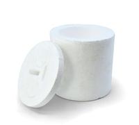 Eisco - Polystyrene Cup Calorimeter with Lid for Simple and Effective Calorimetry - Economical Design for Measuring Heat of Reaction - STEM, Chemistry, and Classroom Use