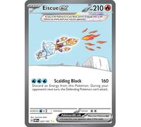 Eiscue ex 222/197 Special Illustration Rare Pokemon Card (SV Obsidian Flames) + 1x TitanCards® Toploader