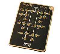 Eisdespie Morse Code Trainer Card - Morse Code Communication Education Tool | Telegraph Practice Card,for Adults Youth Beginners Hobbyists Men Women Friends