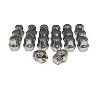 Eisen 14x1.5 One-Piece Chrome OEM Factory Style Replacement Lug Nuts for 2015-2020 Ford Mustang Edge Stock Wheels