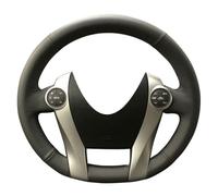 Eiseng DIY Steering Wheel Cover for 2010 2011 2012 2013 2014 2015 Toyota Prius/for 2012-2019 Prius C/for 2012-2017 Prius V Wagon Customized Black Microfiber Leather Interior Accessories