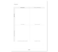 Eisenhower-Matrix 5 Pack Writing Pads/Daily Planner 5 Pack DIN A4, 50 Sheets - To Do List Pad, Task Pad, Daily Planner
