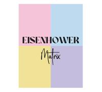 Eisenhower Matrix Planner: Daily Productivity Journal for Professionals - Urgent vs. Important Task Tracker - Colored Pages
