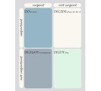 Eisenhower Matrix Planner: Daily Productivity Journal for Professionals - Urgent vs. Important Task Tracker System