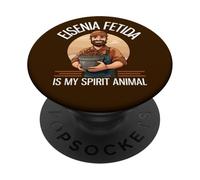 Eisenia Fetida Is My Spirit Animal Funny Worm Farming PopSockets Adhesive PopGrip