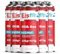 Eisfro - Air Conditioning Recharge Kit R1234yf - 5X 235 g - Car AC Gas R1234yf - ECO