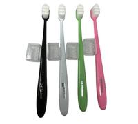 EISHES CHAYIL Soft Brush 12000 Micro Nano Extra and Ultra Soft bristles Tooth Brushing for Age 40+ Kosher Passover, Pack of 4