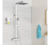 EISL Calvino DX1104CST Overhead Shower Set with Thermostatic Fitting Chrome