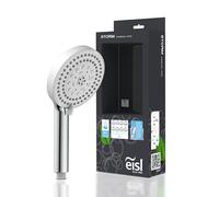 EISL DX5082 Storm Shower Head Without Hose, Water Saving Handheld Shower Head with Multiple 8 Jet Types and Standard Shower Connection, Chrome