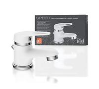 Eisl Speed Single-Handle Bathroom Sink Mixer Tap, Set of 1, White, NI075SCR-W