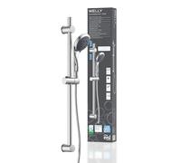 EISL Welly DX6051CSB, Shower Set with Hose and Holder, Includes Water Saving Seal, Shower Head with Hose, Chrome