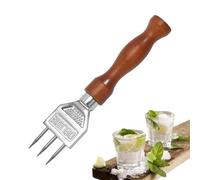 Eispickel Mit Drei Zinken | Robustes Küchen- Und Barwerkzeug Zum Eiszerkleinern | Ideal Für Cocktails, Barkeeper, Zuhause, Restaurant Oder Professionelle Küche - Schnitzhilfe Und -Crusher In Einem