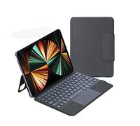 Eisuiyi Magnetic Attraction Keyboard Cover for Apple iPad Pro11 1st/2nd/3rd/4th gen and Compatible with iPad Air4/Air5 Tablet, Built-in Trackpad, Magnetic Separation, Ultra Thin and Light, Black