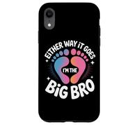 Either Way It Goes I'm The Big Bro Pregnancy Announcement Case for iPhone XR