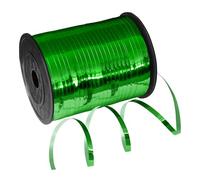 Eitolo Green Ribbon, 500 Yards Balloon String Ribbon 5mm Shiny Green Curling Ribbon for Crafts Metallic Glitter Ribbon for Presents Gift Wrapping Birthday Christmas New Year Wedding Party Decorations