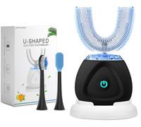 EITVLAGE Electric Toothbrush, Automatic Toothbrushes Auto Tooth Brush, Teeth whitening Brush with Timer & Wireless Charging 360° Electric Toothbrush for Adult (Black)