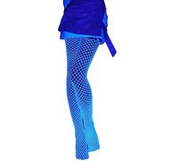 Eiudxue Women Glow in the Dark Fishnet Stockings Leggings, Luminous Glowing Fishnet Socks Tights High Waist White Fishnet Tights