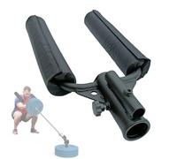 Eiusltsd Landmine Handle Attachment, Shoulder Press Bar with Foaming Padding & Dual Handles for 1 & 2 Inch Barbell, Landmine Bent Row