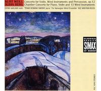 Berg/Weill - Chamber Concertos - Ruud, Norwegian Wind Ensemble - Simax Online