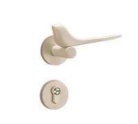 EIVVCIAO 1PCS Handle Lock 35-45mm Bedroom(Grey)