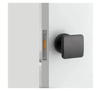 EIVVCIAO 1PCS zinc Alloy Door Lock Single Side Handle Bedroom keyless(Dark Grey)