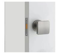 EIVVCIAO 1PCS zinc Alloy Door Lock Single Side Handle Bedroom keyless(Light Grey)