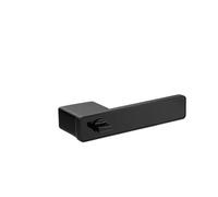 EIVVCIAO Minimalist Magnetic Ecological Door Lock Indoor Silent Lock Home Bedroom Living Room Invisible Door Lock zinc Alloy Wooden Door Handle(Square Handle Black 1)