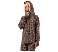 Eivy - Technical base layer - Icecold Hood Top Leopard for Women - Size S - Brown Brown S