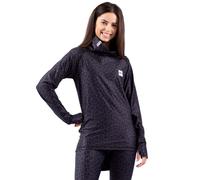 Eivy Icecold Top Women's Ski Thermal Baselayer, UK 14 Black Leopard