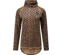 Eivy - Merino wool technical base layers - Icecold Merino Wool Top Leopard for Women in Wool - Size L - Brown Brown L
