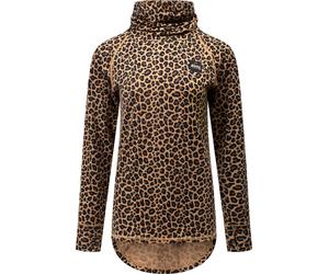 Eivy - Merino wool technical base layers - Icecold Merino Wool Top Leopard for Women in Wool - Size S - Brown Brown S