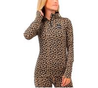 Eivy - Merino wool technical base layers - Journey Merino Wool Top Leopard for Women in Wool - Size L - Brown Brown L