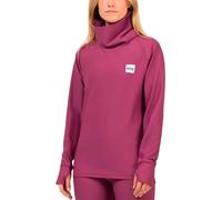 Eivy - Ribbed mesh technical base layers - Icecold Gaiter Rib Top Pinkgundy for Women - Size M Pink M