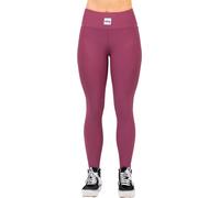 Eivy - Ribbed mesh technical base layers - Pocket Rib Tights Pinkgundy for Women - Size XS Pink XS