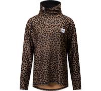 Eivy - Technical base layers - Icecold Top Leopard for Women - Size S - Brown Brown S